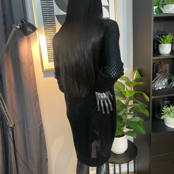 Moschino x H&M Donald & Daisy Duck Merino Wool Mesh Knit Dress - Picture 7 of 9